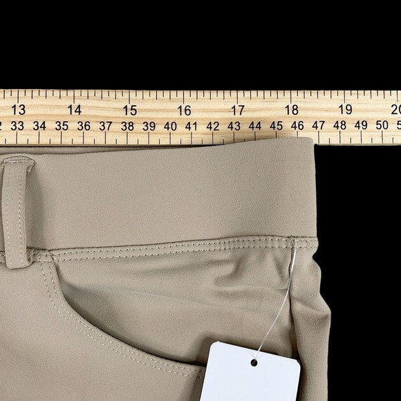 Baleaf Pants Women 2XLP Beige Elastic Waist Pull On Pockets Performance Stretch - Picture 11 of 16